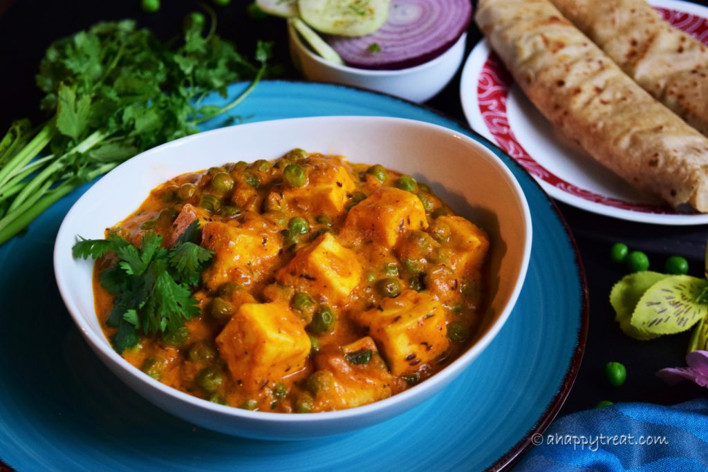 Matar Paneer Recipe Indian Cottage Cheese and Peas Curry